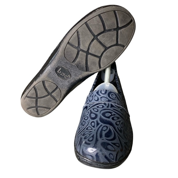 Blue Clog Loafers Embossed - Picture 6 of 7